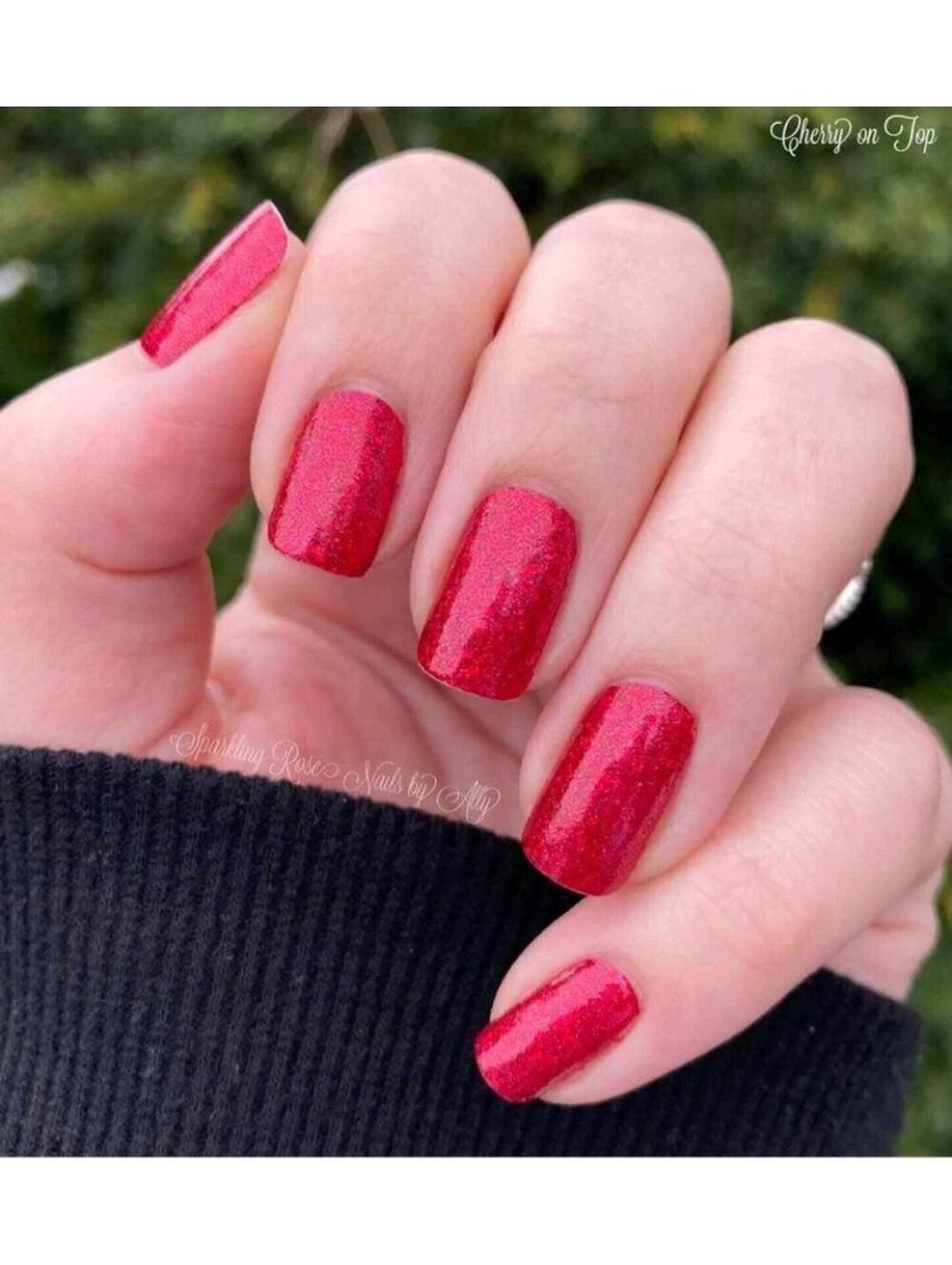 Color Street CHERRY ON TOP Nail Polish Strips